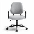 Bureau stoel met grijze stof bekleding en instelbare hoogte 45 x 45 x 85cm